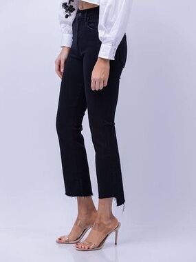 MOTHER The Insider Crop Two Step Fray Jean Not Guilty 14